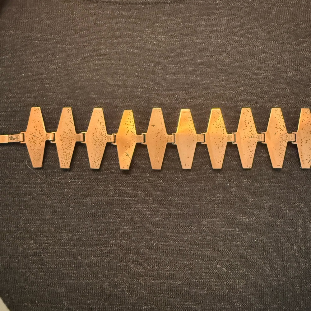 Vintage Art Deco Renoir Copper Bracelet